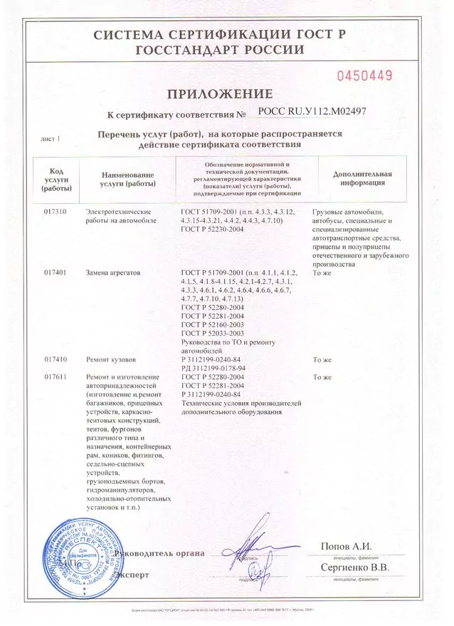 приложение